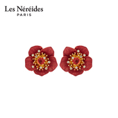 Les 耳钉 圣诞玫瑰 Nereides雪绒冬季 系列