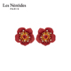 Les 耳钉 圣诞玫瑰 Nereides雪绒冬季 系列