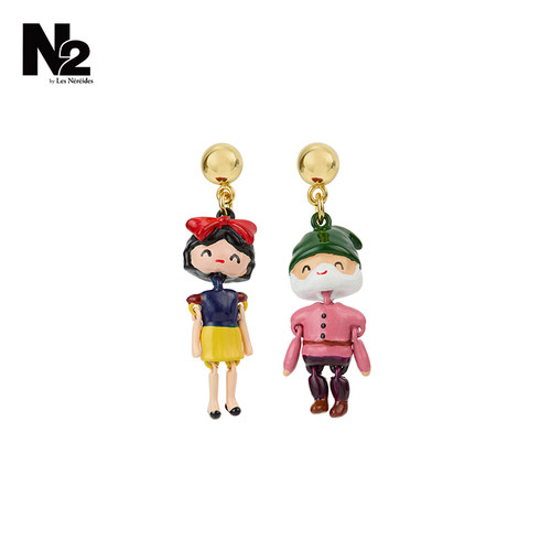 N2 by Les Nereides童话世界系列 白雪公主与小矮人 耳钉