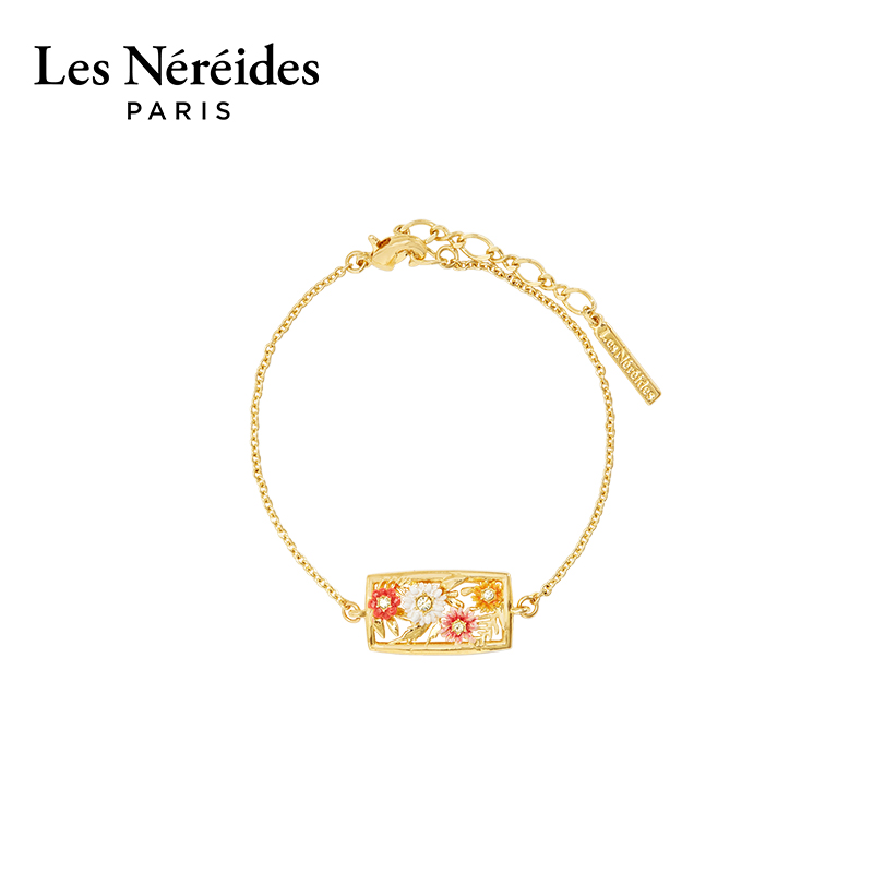 Les Nereides岩花轻语系列 鎏光花影 手链