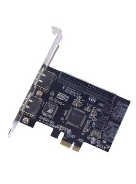 pcie转sata pcie转ide pci-e转2sata+ide JMB363 磁盘阵列卡