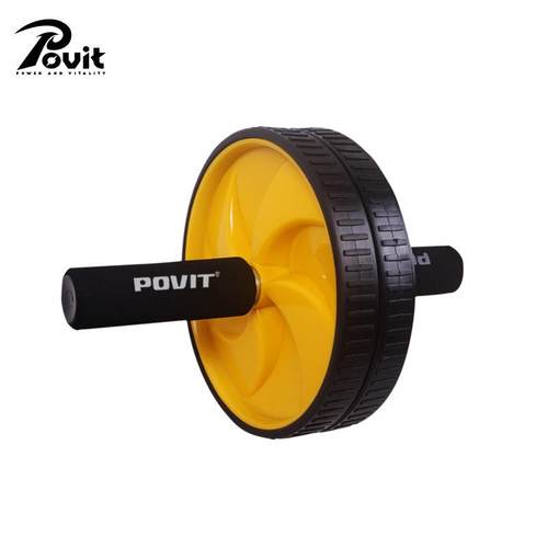 普为特POVIT健腹轮美腹健身家用健腹器运动器材折叠健腹器