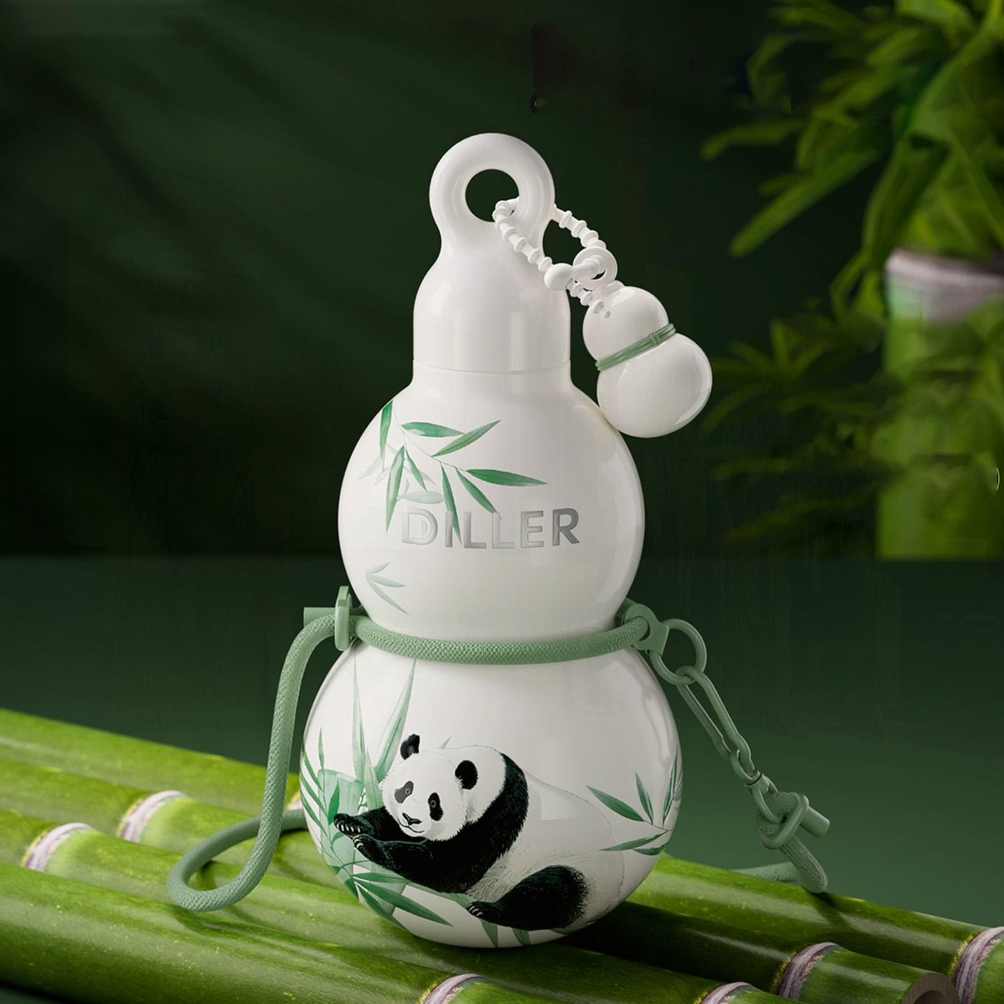 熊猫福禄保温杯男生女生女士便携