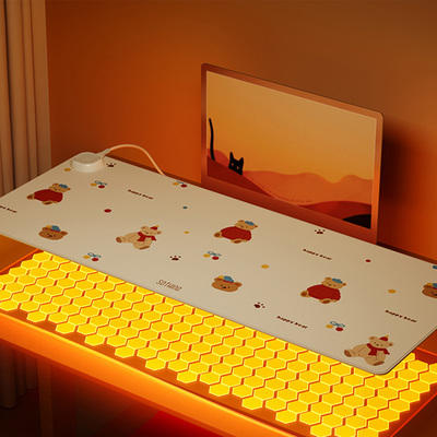 向物加热鼠标垫发热桌垫