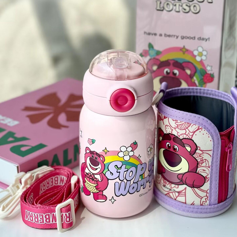 GERM迪士尼联名草莓熊儿童保温杯