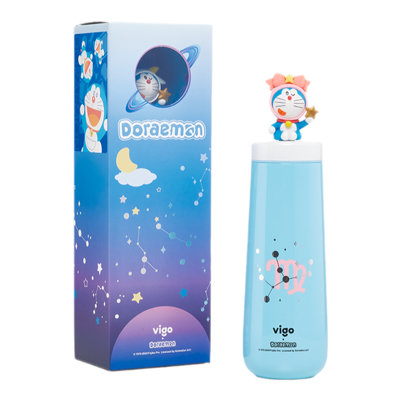 国庆生日礼物女生闺蜜送女友朋友哆啦a梦十二星座水杯狮子处女座
