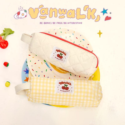 【正品官方旗舰店】出走vanwalk2024新款高中生高颜值ins风日韩式铅笔袋文具盒多巴胺初中女生设计感小众奶呼