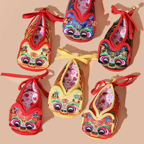 新生儿非遗手工老虎头1周岁布鞋