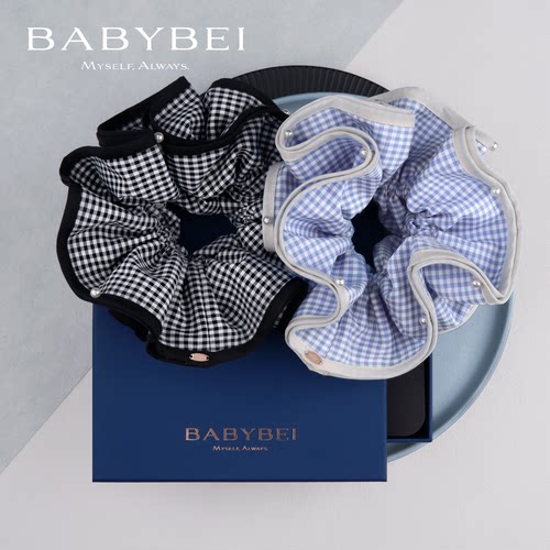 BABYBEI初贝格格珍珠超大肠发圈