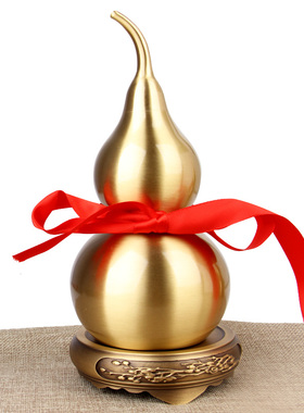 卓好拉丝古色挂件铜葫芦