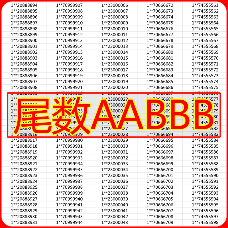 手机靓号好号电信电话卡本地自选0月租大王卡尾数AABBB全国通用