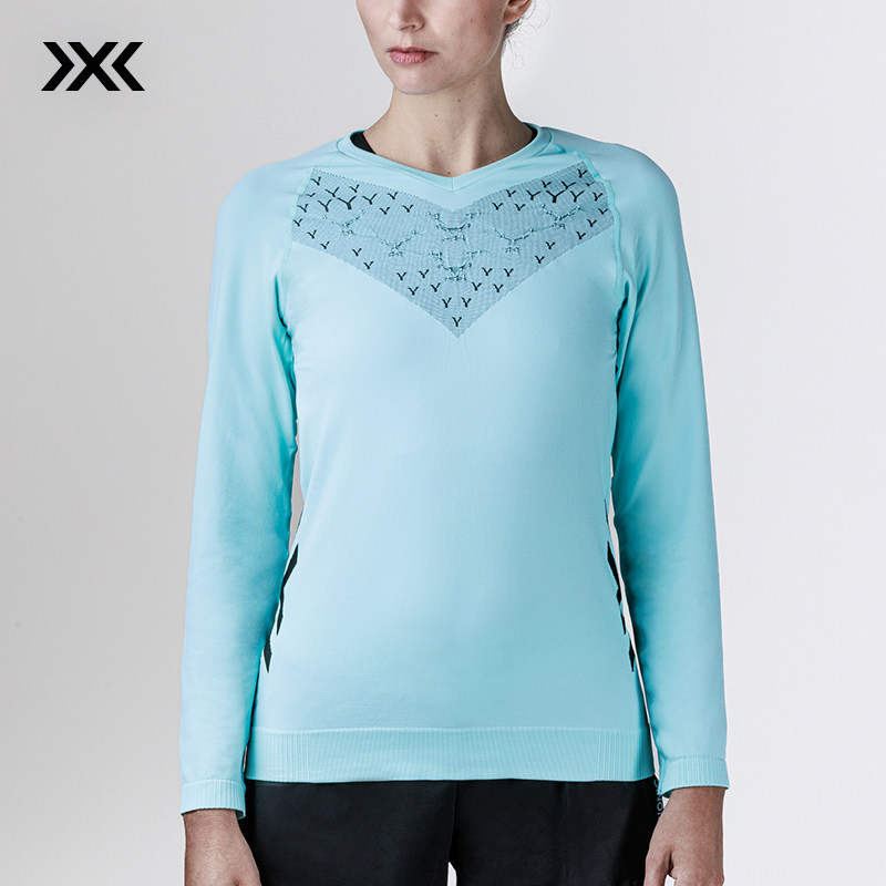 xbionic 倍能舒跑女士长袖上衣 日常训练路跑健身舒适透气控温服