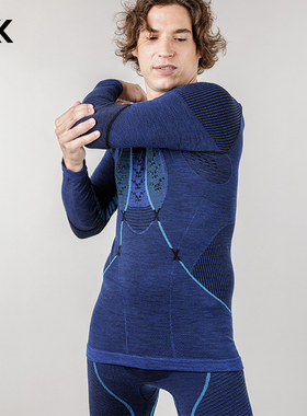 X-BIONIC 阿帕尼4.0男士圆领上衣/长裤 美丽奴羊毛轻量化保暖内衣