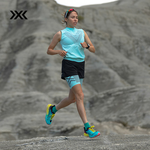 xbionic 倍能舒跑女士无袖上衣 夏季轻量透气路跑健身衣