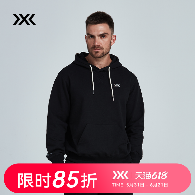 X-BIONIC 男款营火文化轻帽衫 户外休闲连帽文化卫衣22024