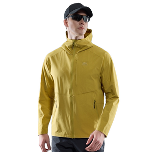 X-BIONIC 旷野隐者中量男款连帽夹克 四季商务户外防风拒水外套