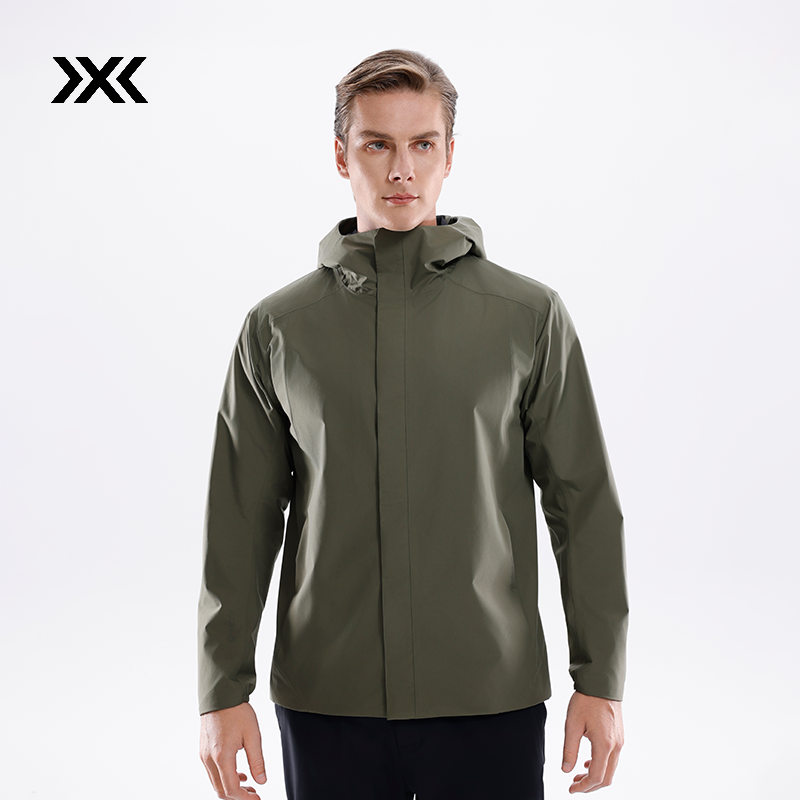 X-BIONIC 恒星戈尔旅行连帽夹克男 城市商务秋季防雨透湿柔软外套