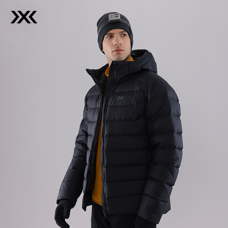 X-BIONIC 旷野中厚羽绒服男 户外防风保暖拒水鹅绒男士羽绒衣