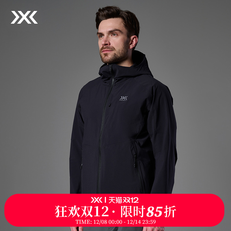 X-BIONIC男软壳衣四面弹拒水耐磨