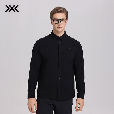 X-BIONIC 布里兹环保纱夏季长袖衬衣男环保放泼耐磨日常徒步男装