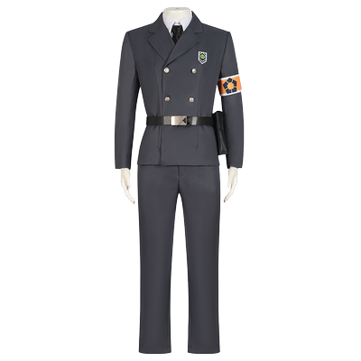 蓝色监狱警卫服cos服新款热销