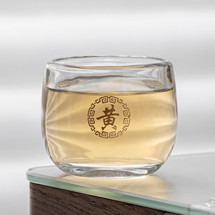 定制刻字个人专用茶杯主人玻璃功夫茶具家用喝茶100ml养生茶杯子