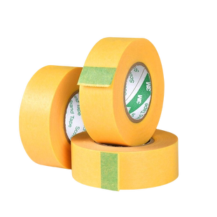 3m2688美纹纸胶带黄色分色美文纸胶带不残留手撕纸胶布贴边画画素描美纹胶喷漆装修装饰遮蔽美缝无痕船舶专用