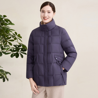 赏心岁月中年妈妈羽绒服加厚保暖冬装新款外套宽松大码妈妈装