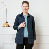 赏心岁月中老年妈妈蚕丝棉服冬装 外套中长款 洋气高端品牌妈妈衣服