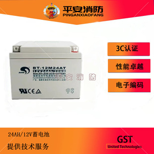 24AH 海湾火灾报警主机备用电源12V 7AH 10AH 50AH备用电池 38AH