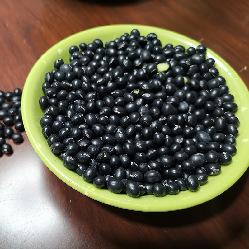 东北绿仁小黑豆农家自产五谷杂粮豆浆新黑小豆食用黑豆1斤装