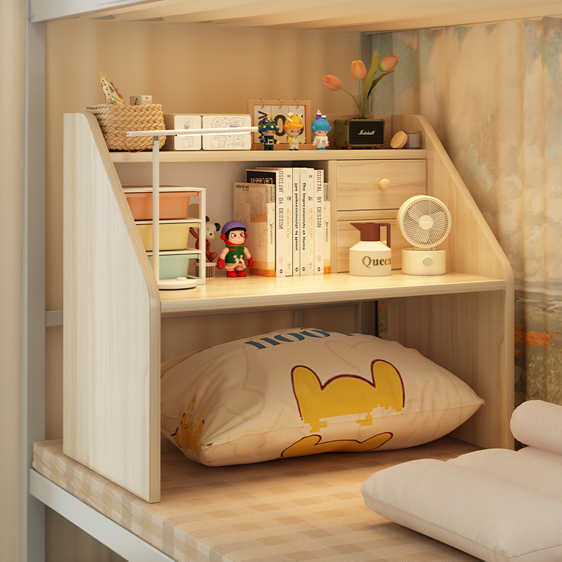 床上桌书桌宿舍电脑桌大学生寝室收纳上下铺带抽学习桌懒人桌