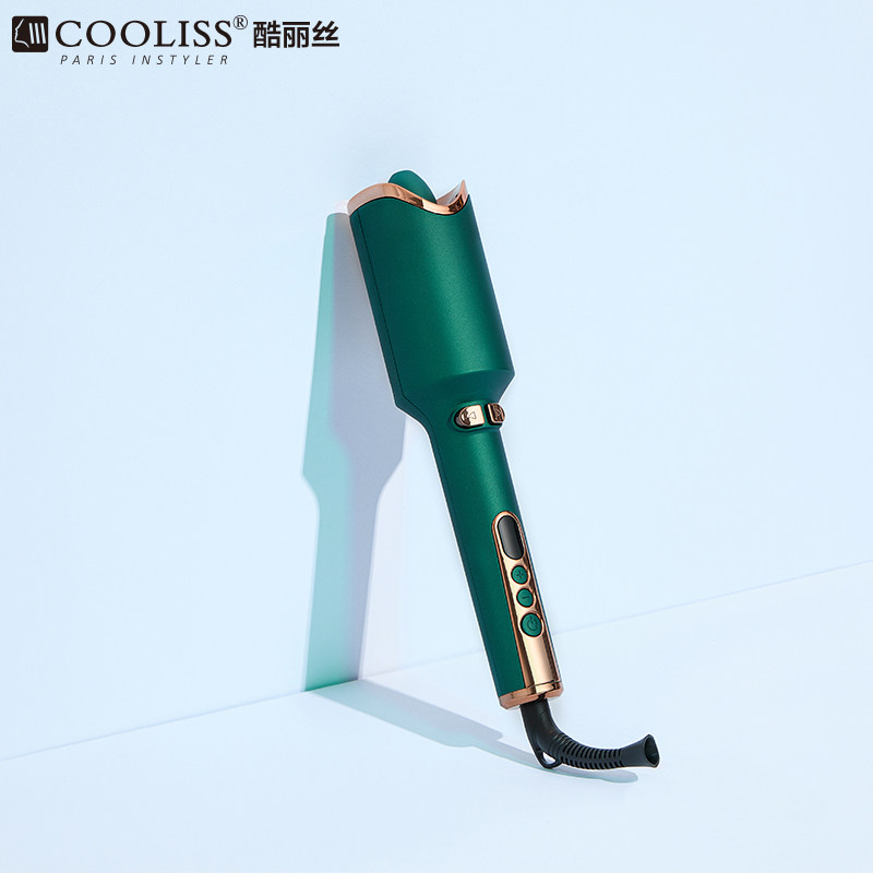 酷丽丝全自动负离子卷发棒电动旋转直卷两用懒人神器大波浪不伤发