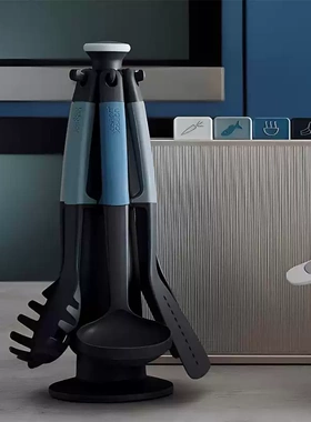 Joseph Joseph旋转木马铲勺套装家用厨房炊具不粘锅炒菜铲子漏勺