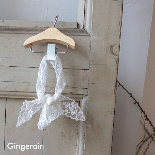 GINGERAIN 蕾丝仙女娃娃衫马尔济斯衣服约克夏天透气衬衫丝巾