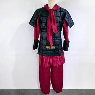 定制秦俑魂服装秦朝舞蹈服男盔甲古代士兵演出服影视舞台表演服装