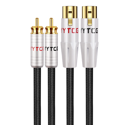 YYTCG莲花转卡侬RCA对XLR平衡线