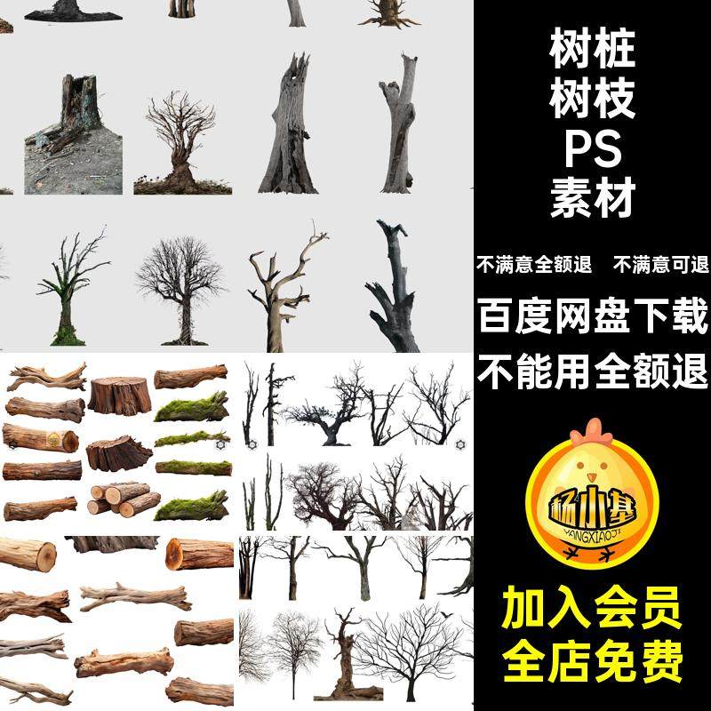 植物树枝PSD素材枯木枯树效果图木头ps树干树皮免抠苔癣树桩树皮,商务/设计服务,设计素材/源文件,淘宝优惠券,粉丝福利购,淘宝优惠卷