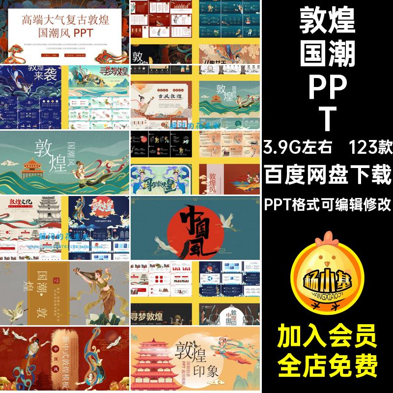 旅游文创产品宣传PPTPPT格式可编辑修改国复古PPT格式可编辑修改