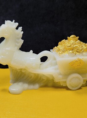 夜光石 马上有钱夜光工艺品摆件 生肖马家居客厅玄关装饰品直播