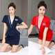 装 裤 2580 空姐制服酒店夜店夜场工作制服短袖 新芝依彩2023套装