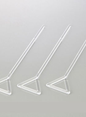 Asone一次性细胞涂布棒150mmPS塑料三角涂布棒1000支/箱