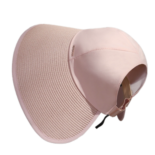 防晒帽2025新款夏季遮阳帽大帽檐冷帽可折叠帽子草编空顶帽太阳帽