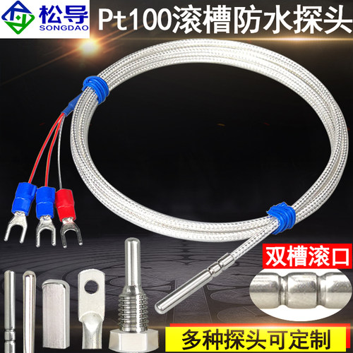 Pt100防水温度探头热电阻传感器