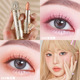 波光粼粼双色三抹眼影棒珠光细闪一抹成妆懒人眼影大地色修容