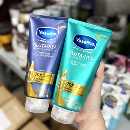 强推!!泰版凡士林身体乳vaseline轻薄水润焕亮修复滋润清爽大瓶