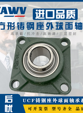 外球面带铸钢座轴承UCF204 F205 F206 F207 F208 F209 F210哈尔滨