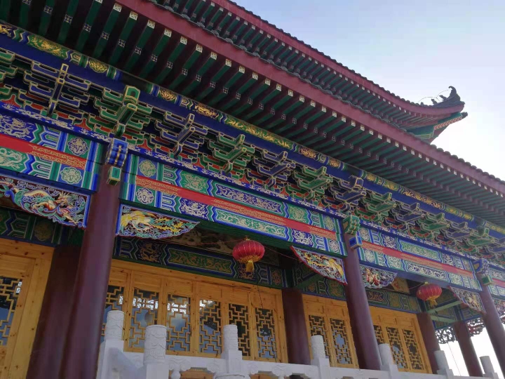 仿古建筑彩绘施工古建筑彩绘翻新园林寺庙装修大雄宝殿四合院彩绘