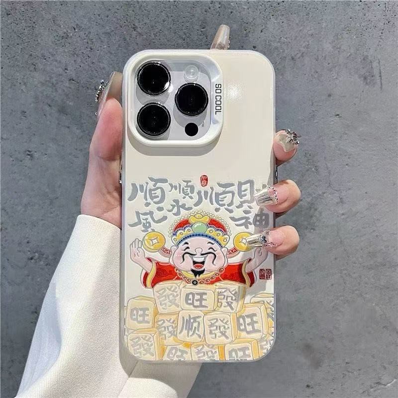 适用于苹果16pro手机壳线猫