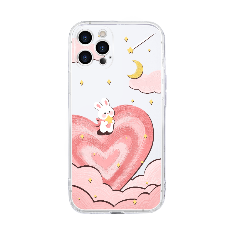 适用于苹果14pro手机壳16新款iPhone17promax透明15plus卡通13/12mini软硅胶11全包7/8